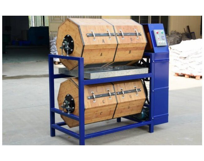 Inovatec JFH Series 300L Wood Barrel Mass Finishing Machine - Image 3