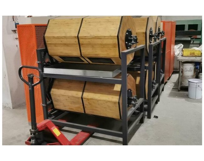 Inovatec JFH Series 300L Wood Barrel Mass Finishing Machine - Image 1