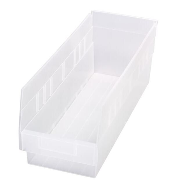 Quantum Store-More Clear Shelf Bin - 17-7/8 x 6-5/8 x 6 Inches - Image 1