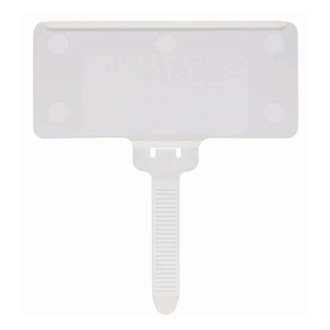Clear Hanging Label Holder 25 Pack - Image 1