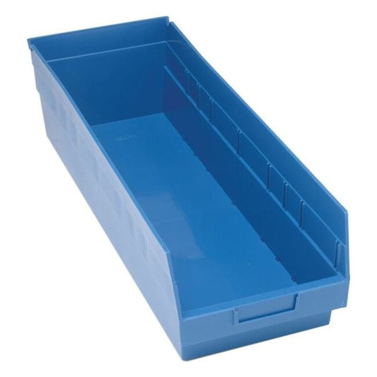 Blue Shelf Bin - 23-5/8 x 8-3/8 x 6 Inches - Image 1