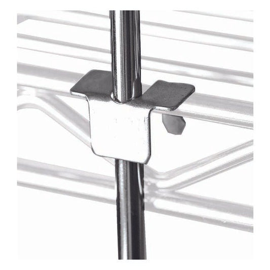 Industrial Wire Shelving Rod and Tab Set - 72in, Set of 3 - Image 1