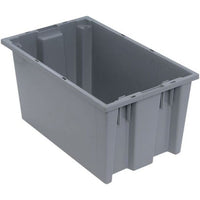 Gray Stack & Nest Tote 18x11x9