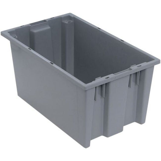 Gray Stack & Nest Tote 18x11x9 - Image 1