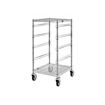 Modular Wire Bin Cart with 4 Levels - Binless - Image 1
