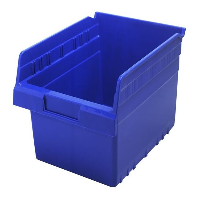 Blue Shelf Bin 11-5/8In X 8-3/8In X 8In - Image 1