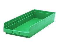 Green Shelf Bin 23-5/8In X 11-1/8In X 4In