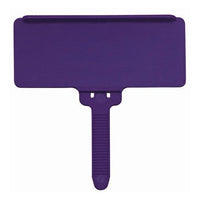 Purple Hanging Label Holder 25 Pack - Organizer for Material Handling Bins