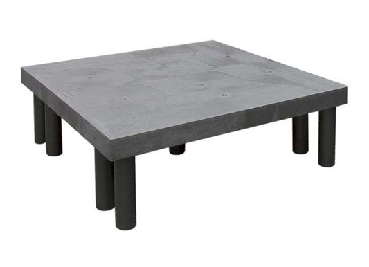 Heavy-Duty 36x36x12 Solid Plastic Dunnage Rack Platform - Image 1