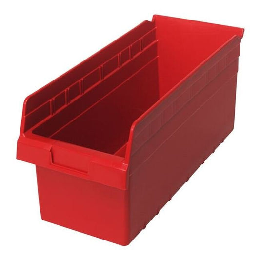 Red Shelf Bin 17-7/8 x 8-3/8 x 8 Inches - Image 1