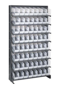Heavy Duty Sloped Shelving Unit with Store-More Bins