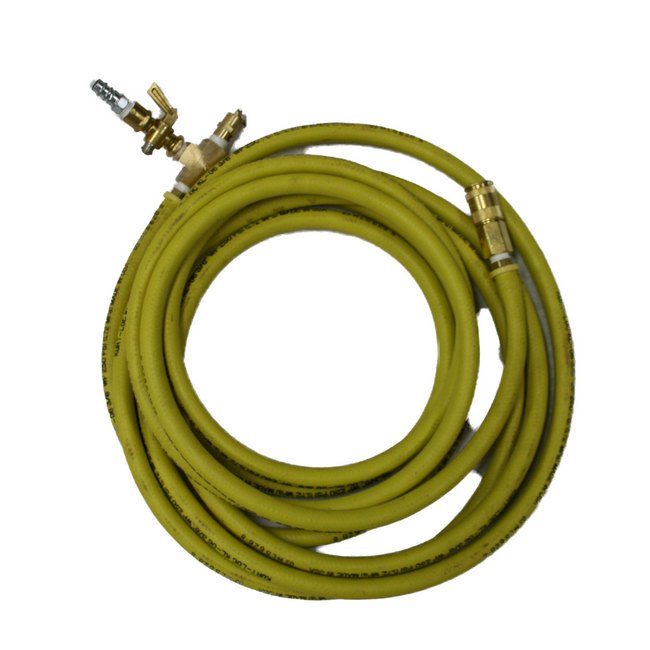 High Pressure 20' Safety Relief Hose with Safety Couplers - Image 1