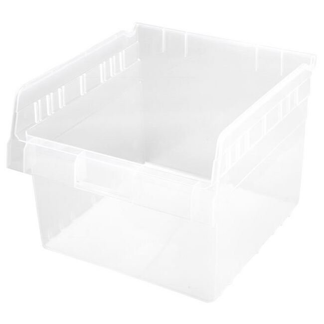 Clear Shelf Bin - 11-5/8 x 11-1/8 x 8 Inches - Image 1
