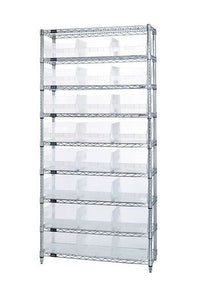 Quantum WR9-209CL Chrome Wire Shelving Bin System