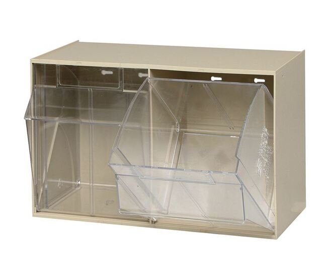 Ivory Tip Out Bin - Material Handling Storage Solution - Image 1