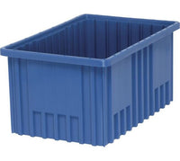 Heavy-Duty Dividable Grid Container Blue 16-1/2In X 10-7/8In X 8In