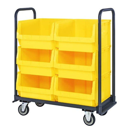 Magnum Tote Truck 18 x 42 with Yellow Bins - Image 1