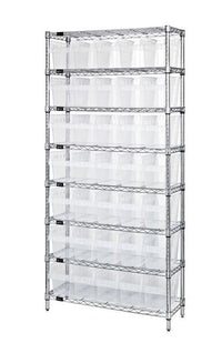 Quantum Clear-View Wire Shelving System