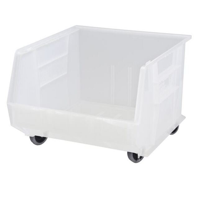 Ultra-Clear Mobile Hang & Stack Bin - Quantity 3 - Image 1