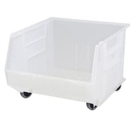 Ultra-Clear Mobile Hang & Stack Bin - Quantity 3