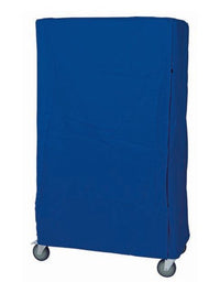 Heavy-Duty 74in Blue Nylon Velcro Wire Cart Cover