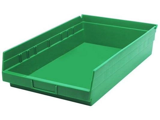 Green Shelf Bin 17-7/8In X 11-1/8In X 4In - Image 1