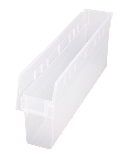 Clear Shelf Bin 23-5/8 x 4-3/8 x 8 - Image 1