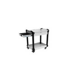 Heavy-Duty Shelved Utility Cart - Image 1
