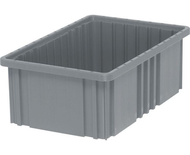Gray Dividable Grid Container 16-1/2In X 10-7/8In X 6In - Image 1