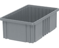 Gray Dividable Grid Container 16-1/2In X 10-7/8In X 6In