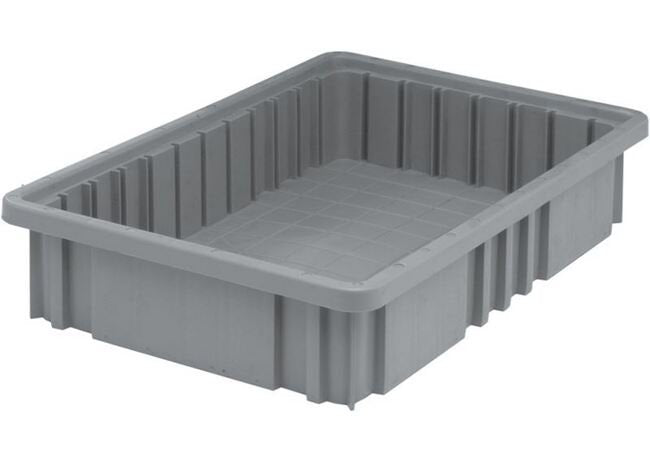 Gray Dividable Grid Container 16-1/2In x 10-7/8In x 3-1/2In - Image 1