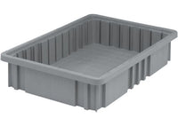 Gray Dividable Grid Container 16-1/2In x 10-7/8In x 3-1/2In