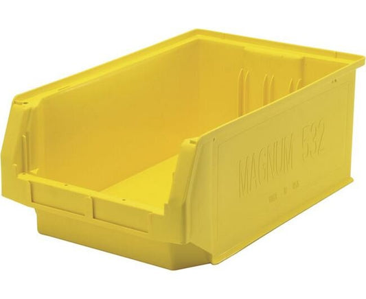Yellow Magnum Series Stackable Storage Bin 19-3/4" x 12-3/8" x 7-7/8" - Image 1