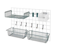 Smart Grid Accessory Pack with Clear Bin - Material Handling Shelving Accessory