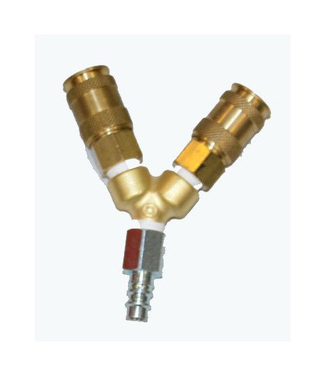 Matjack Y-Adapter Female to Male Coupler with Safety Feature - Image 1