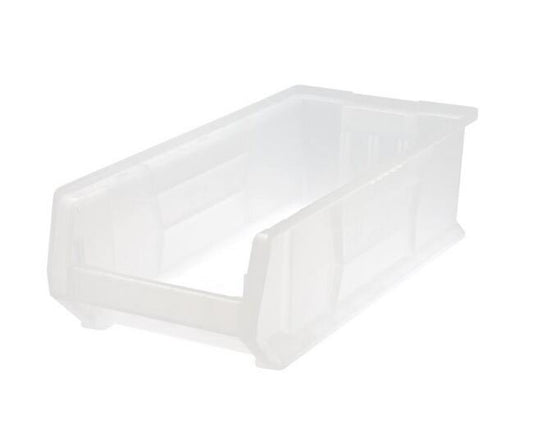 Jumbo Ultra Clear Plastic Material Handling Bin 23-7/8" x 11" x 7" - Image 1