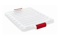 Heavy-Duty Clear Latch Container Lid