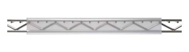 Clear 12-Inch Wire Shelving Label Holder - Image 1