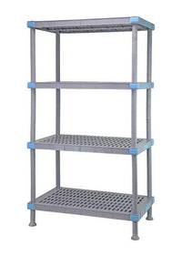 Quantum Millenia Vented 4-Tier Shelving Unit 21x42x86