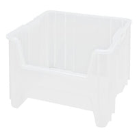 Heavy Duty Clear Stackable Storage Bin - 17-1/2" x 16-1/2" x 12-1/2"