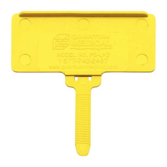 Durable Hanging Label Holder 25 Pack in Yellow - Image 1