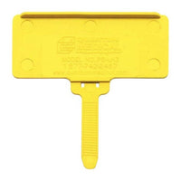 Durable Hanging Label Holder 25 Pack in Yellow