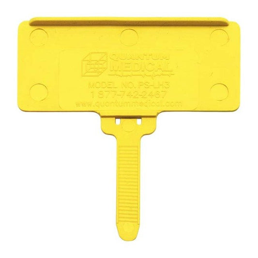 Durable Hanging Label Holder 25 Pack in Yellow - Image 1