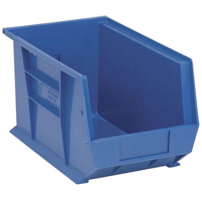Blue Ultra Stack & Hang Bin - 13-5/8 x 8-1/4 x 8 Inches - Image 1