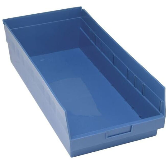 Blue Shelf Bin 23-5/8 x 11-1/8 x 6 inches - Image 1
