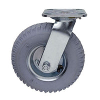 8in Pneumatic Plate Caster Swivel for Shelving Units