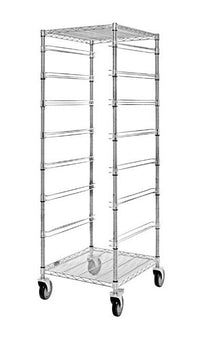 Heavy-Duty Wire Bin Cart 69In