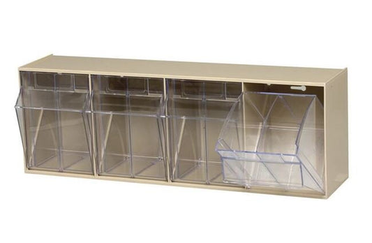 Ivory Tip Out Bin for Efficient Material Handling - Image 1