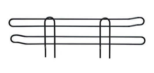 14-Inch Black Epoxy Wire Shelving Side Ledge - Image 1