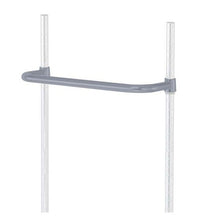 21-Inch Gray Epoxy Push Handle for Material Handling Units